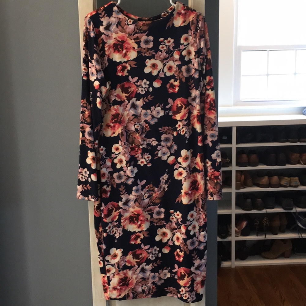 Floral midi dress